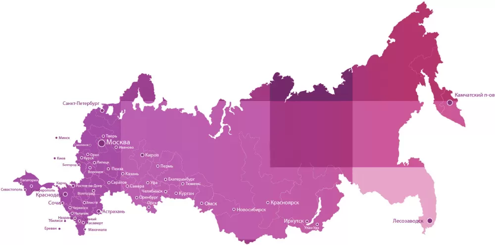 Региональное SEO-продвижение сайта по России